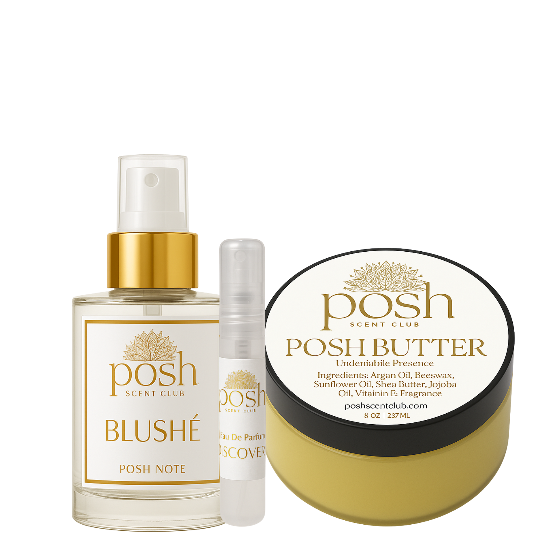 Posh Bundle: Butter, Perfume + Discovery