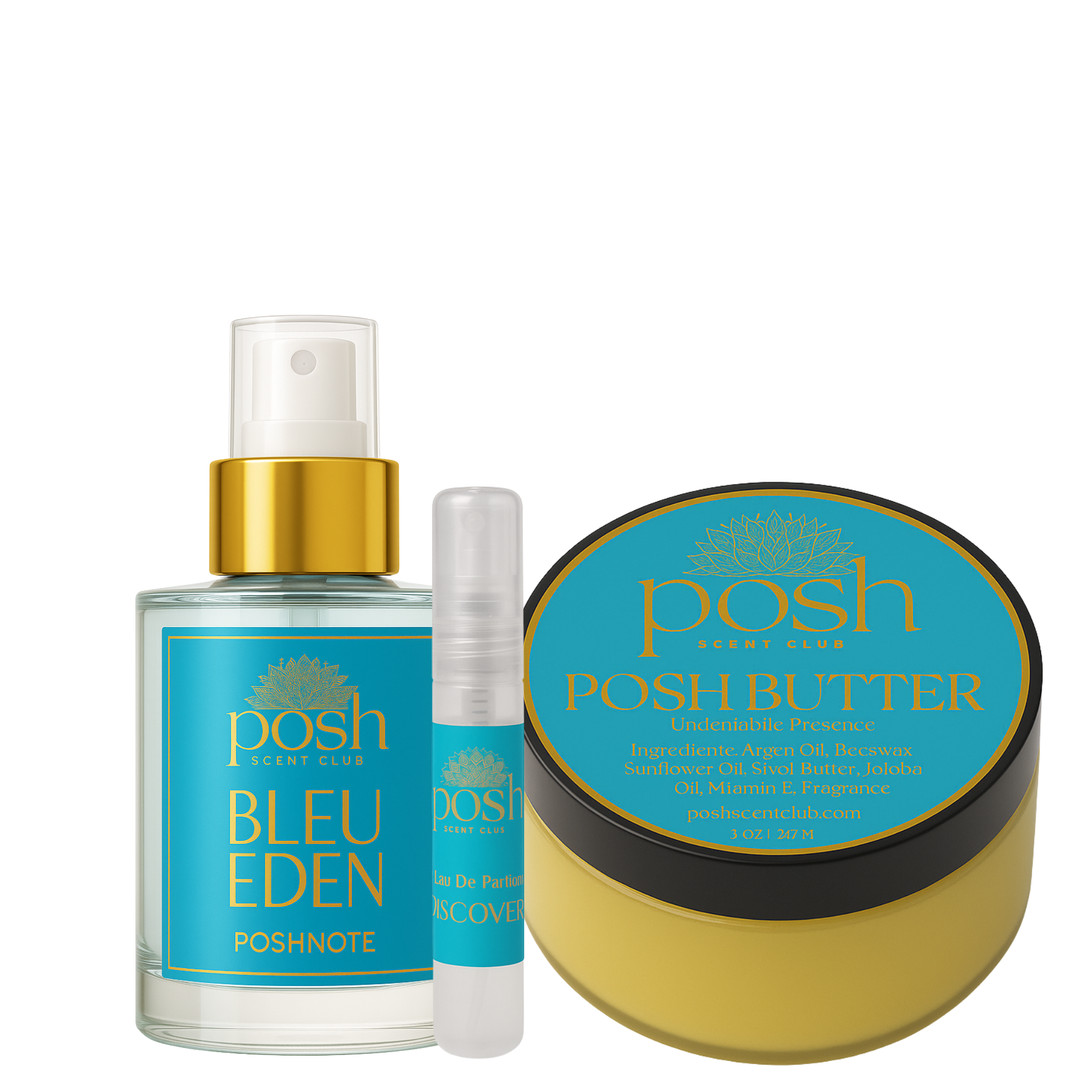 Posh Bundle: Butter, Perfume + Discovery