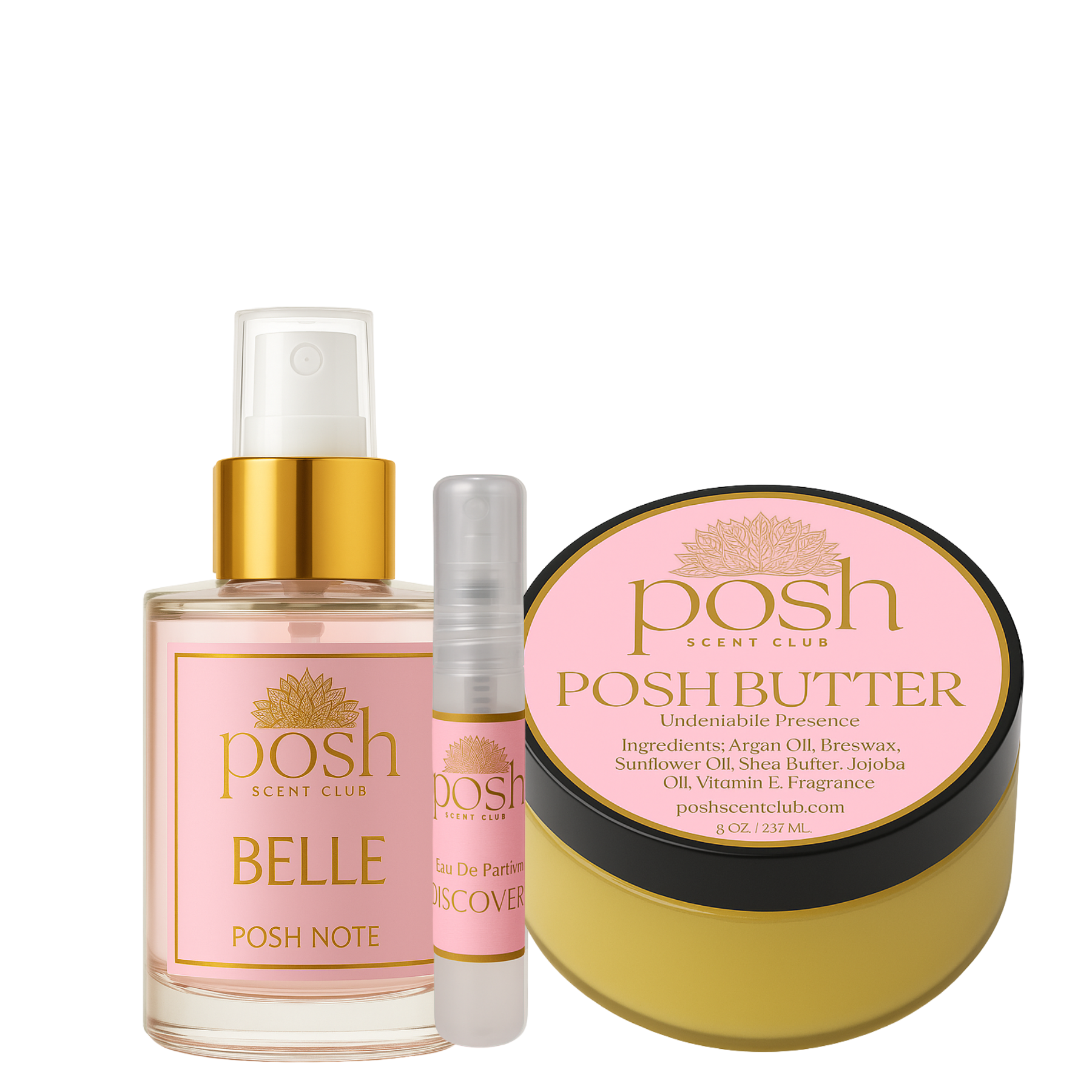 Posh Bundle: Butter, Perfume + Discovery